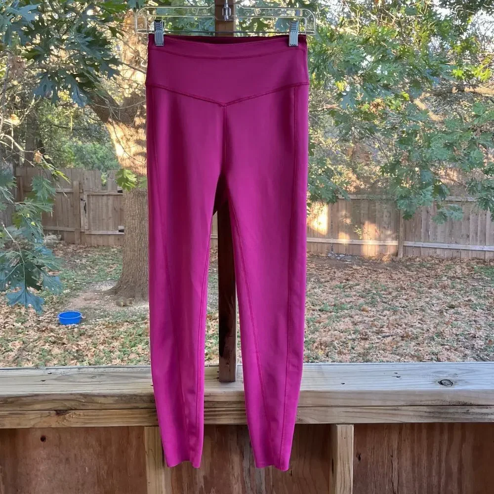 Free People Movement Beat The Heat Reversible Leggings Red Size S